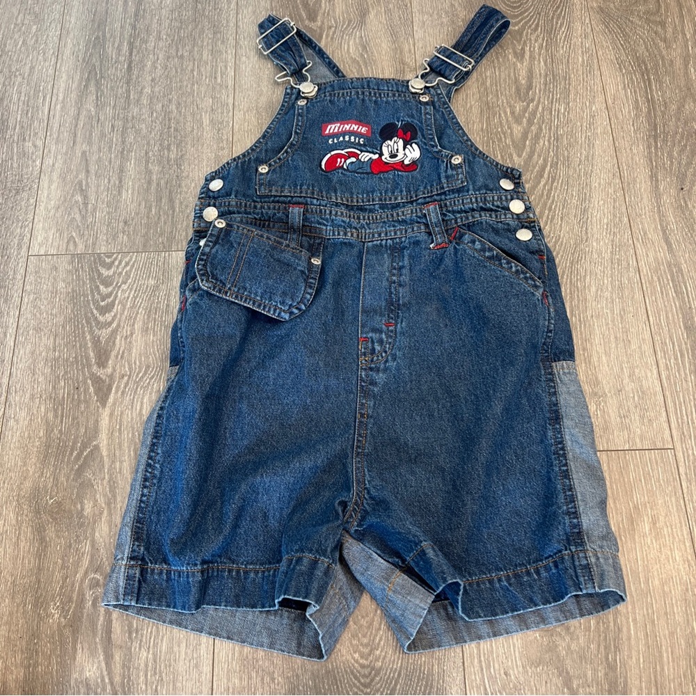 Minnie Classic 90s The Disney Store Overalls Size Kids 7/8